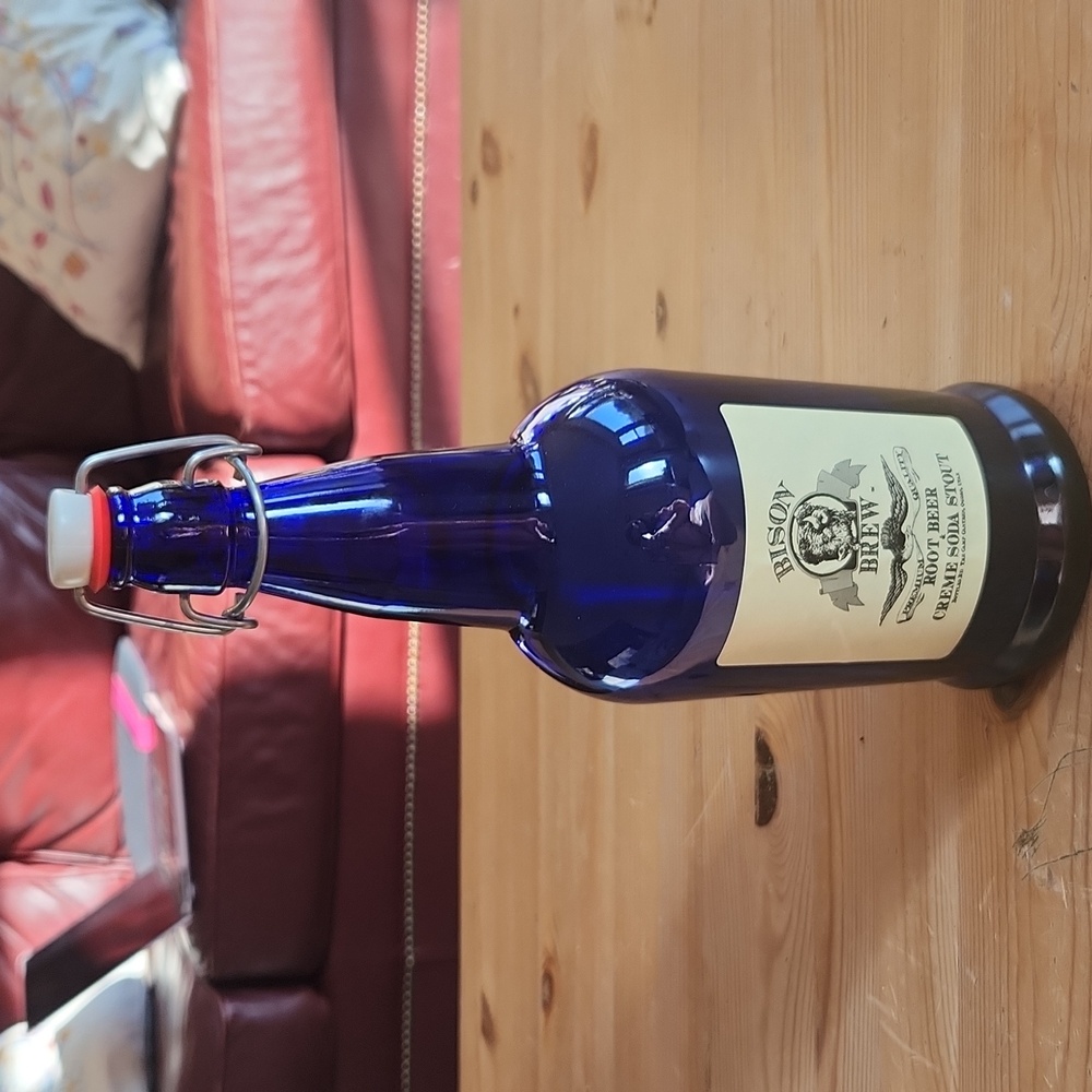 Bison beer bottle